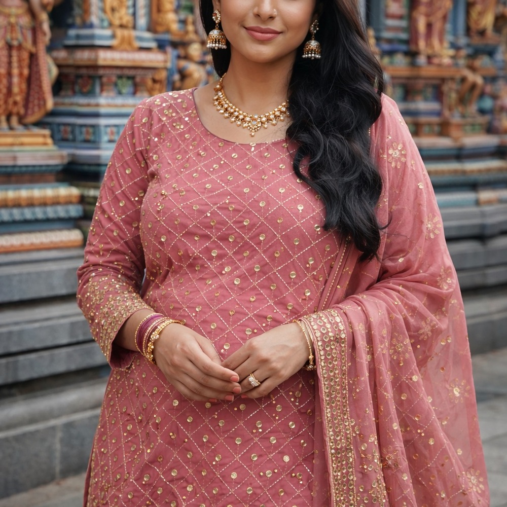 YNS Generic Pink Long Sleeve Dress
